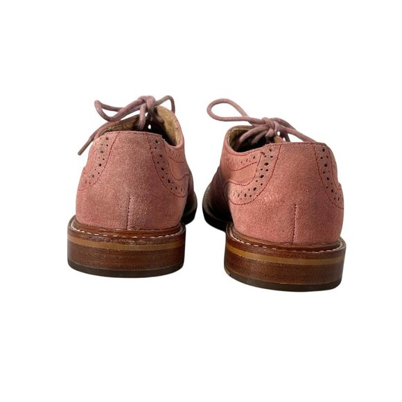 Fossil Batey Boyfriend Women loafer Shoes Size 6.5 pink Suede - Picture 6 of 9